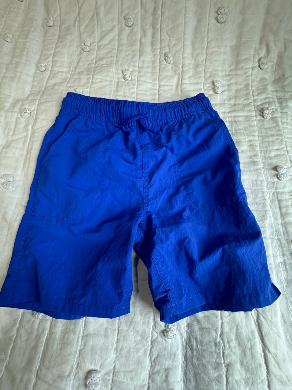 Children's place  Bright Royal Blue Swim Boys Shorts with Drawstring size 12